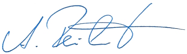 Unterschrift blau A. Reinhart